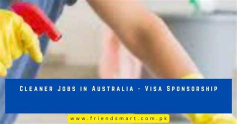 Job Details of Cleaner. . Cleaner jobs with visa sponsorship in australia